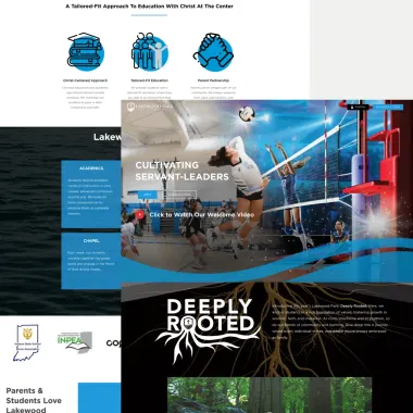 Lakewood Park Christian School — Website Design
